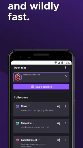 Firefox Beta for Testers screenshot