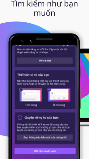 Firefox Trình duyệt Riêng tư screenshot
