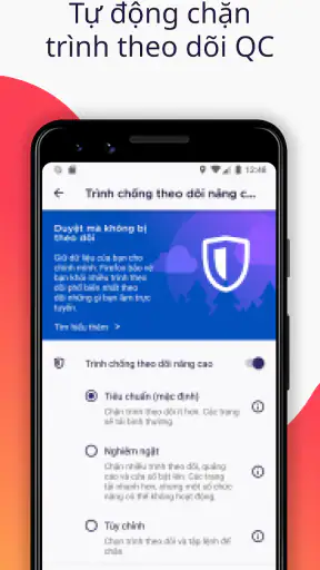 Firefox Trình duyệt Riêng tư screenshot