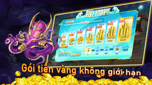 Fishing game-banca-bắn cá vàng screenshot