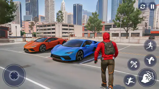 Flying Spider Hero City Action screenshot