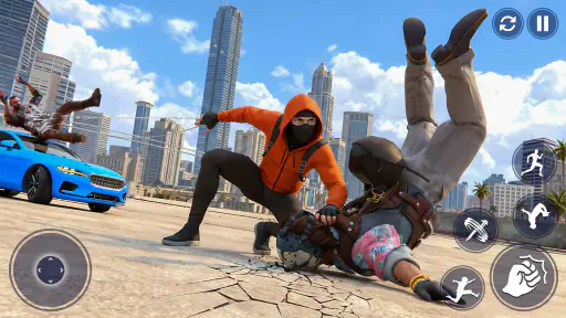 Flying Spider Hero City Action screenshot