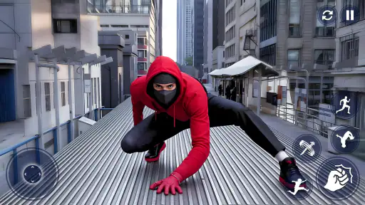 Flying Spider Hero City Action screenshot
