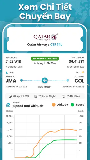 Flymat: Theo dõi chuyến bay screenshot