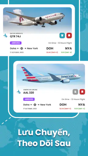 Flymat: Theo dõi chuyến bay screenshot