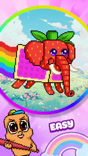 Fun Pixel Number Coloring Game screenshot