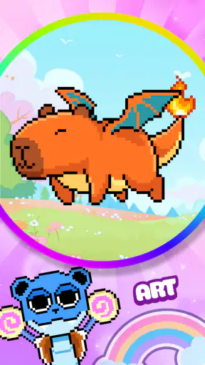 Fun Pixel Number Coloring Game screenshot