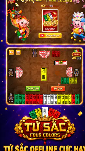 Game bài - Tứ Sắc - Bài 4 Màu screenshot