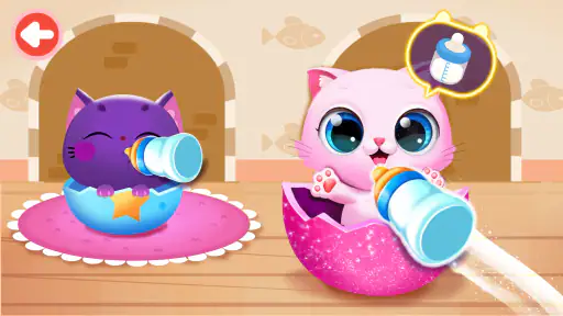 Gấu Trúc Nhỏ: Chăm Sóc Bé Mèo screenshot