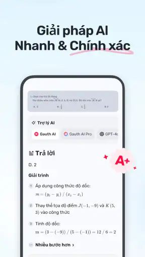 Gauth: Trợ lý làm bài tập AI screenshot