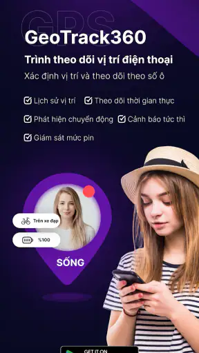 GeoTrack360: GPS Gia Đình screenshot