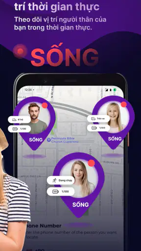 GeoTrack360: GPS Gia Đình screenshot