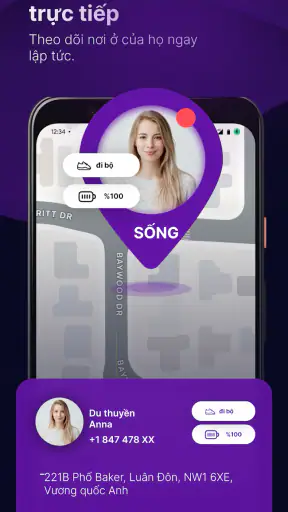 GeoTrack360: GPS Gia Đình screenshot