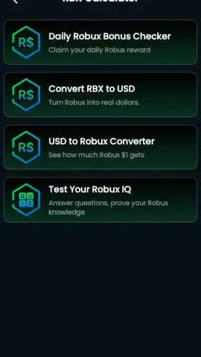 Get RBX Counter - RBX Calc screenshot