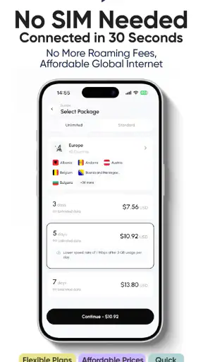 GetSim: Số ảo & eSIM du lịch screenshot