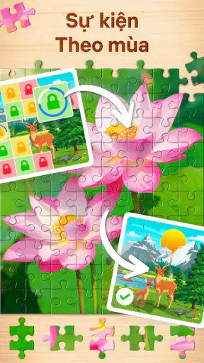 Ghép hình - Trò Chơi Giải Đố screenshot