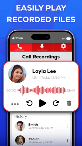 Ghi âm cuộc gọi tự động screenshot