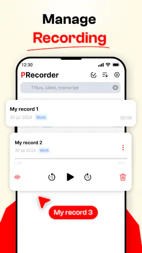 Ghi Âm & Ghi Chú Giọng Nói screenshot