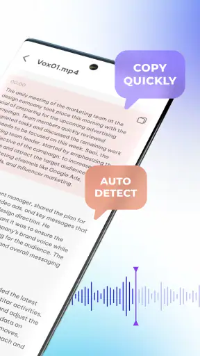 Ghi Âm Thành Văn Bản: Voicetap screenshot