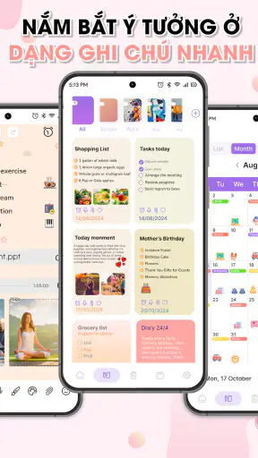 Ghi Chú : Notes & Lập kế hoạch screenshot