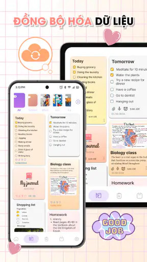Ghi Chú : Notes & Lập kế hoạch screenshot