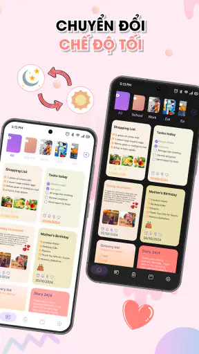 Ghi Chú : Notes & Lập kế hoạch screenshot
