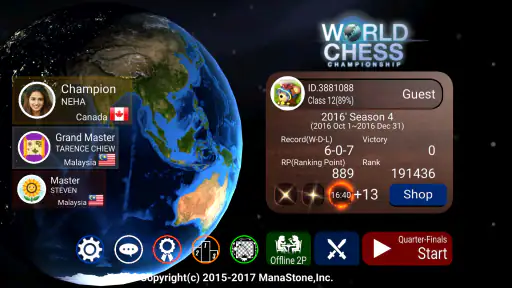Giải vô địch cờ vua thế giới screenshot