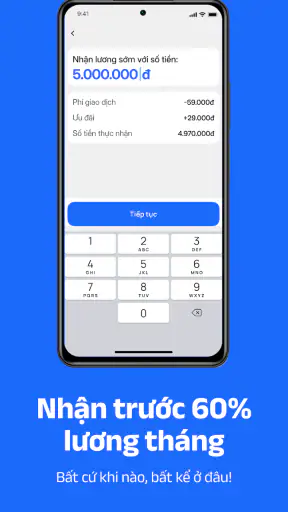 GIMO – Nhận lương sớm 24/7 screenshot