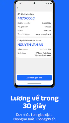 GIMO – Nhận lương sớm 24/7 screenshot