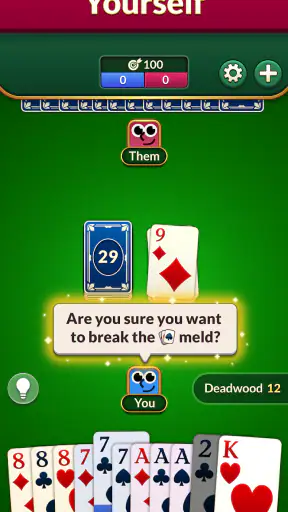Gin Rummy: Bài Cổ Điển screenshot
