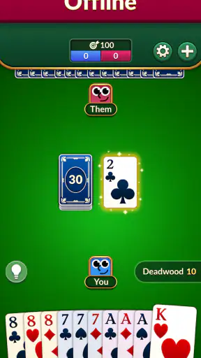 Gin Rummy: Bài Cổ Điển screenshot