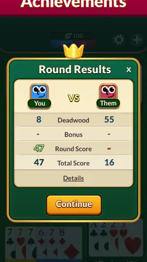 Gin Rummy: Bài Cổ Điển screenshot