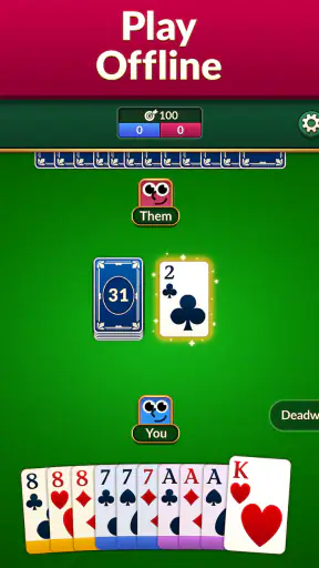 Gin Rummy: Bài Cổ Điển screenshot