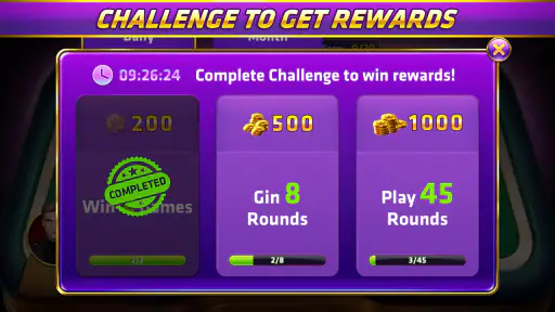Gin Rummy-Trò chơi bài cổ điển screenshot