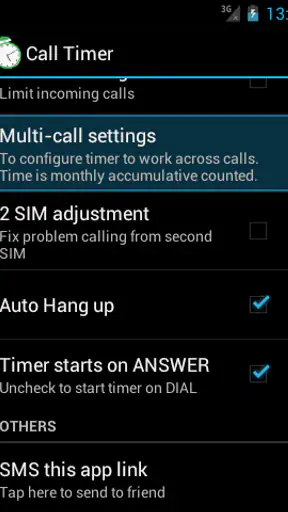 Giới hạn thời gian cuộc gọi screenshot