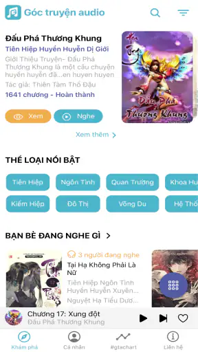 Góc Truyện Audio screenshot