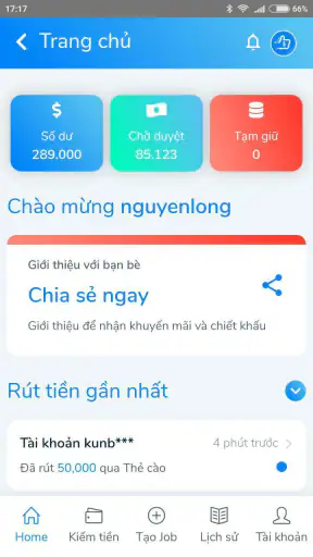 Golike - Kiếm Tiền Online Từ M screenshot
