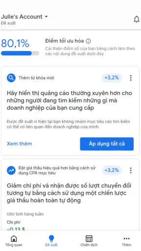 Google Ads screenshot