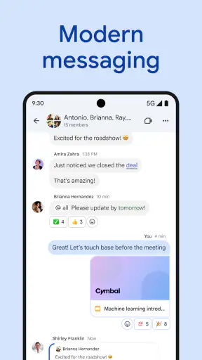 Google Chat screenshot