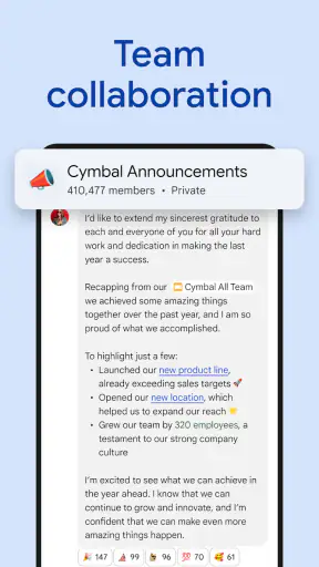 Google Chat screenshot