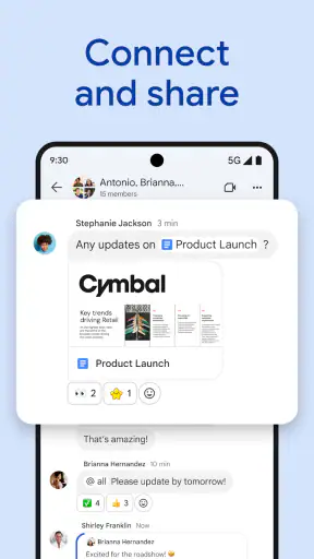 Google Chat screenshot