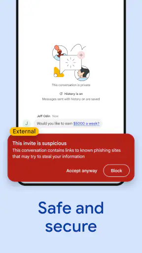 Google Chat screenshot