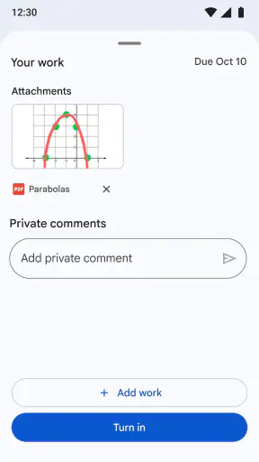 Google Lớp học screenshot