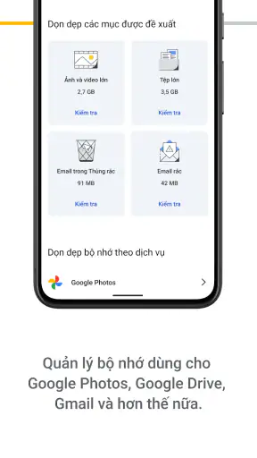 Google One screenshot