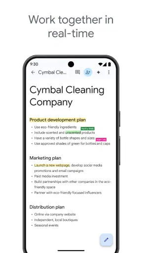 Google Tài liệu screenshot
