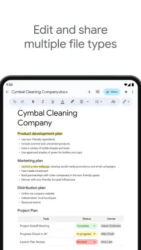 Google Tài liệu screenshot