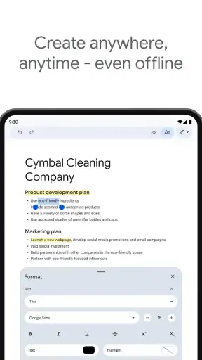 Google Tài liệu screenshot