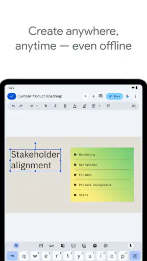 Google Trang trình bày screenshot