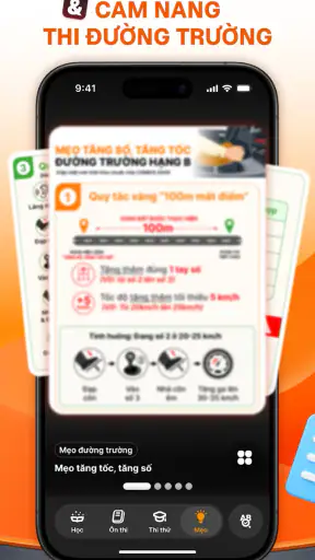 GPLX 600 Câu & Đường trường screenshot