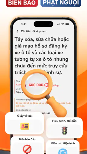 GPLX 600 Câu & Đường trường screenshot